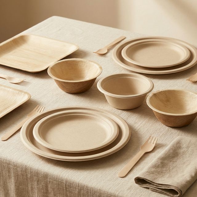 Eco-friendly plates and bowls